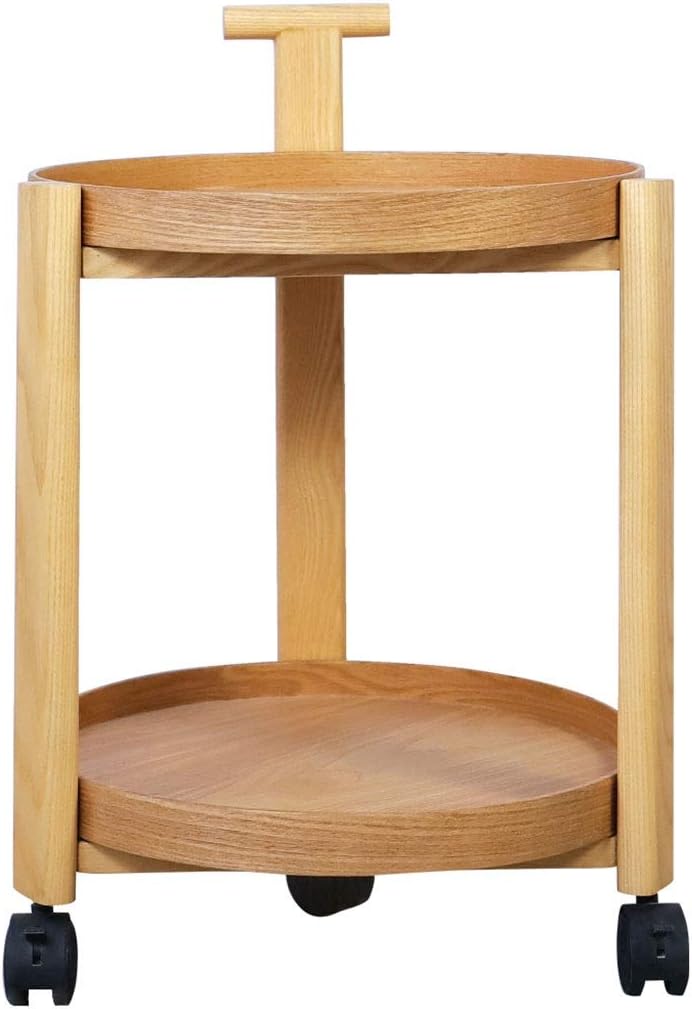 Amazon Com Carl Artbay Round Wooden Storage It Can Move Shelf