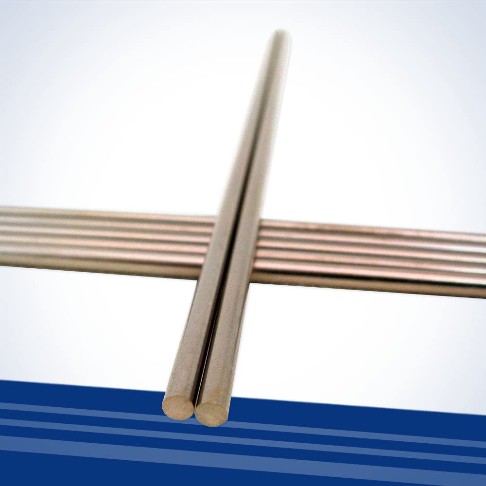 Tungsten Copper Rod 75W25Cu - 0.1875" Diameter X 12" Length RWMA Class 11 Alloy