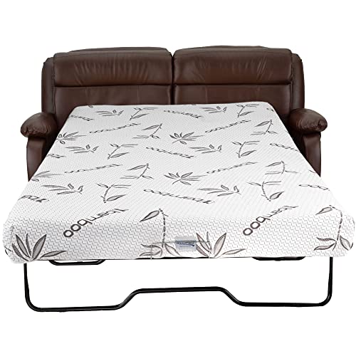 RecPro Charles Collection 65" RV Hide A Bed Loveseat Memory Foam