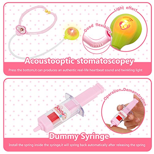 4 JoyGrow+Electronic+Stethoscope+Pretend+Medical