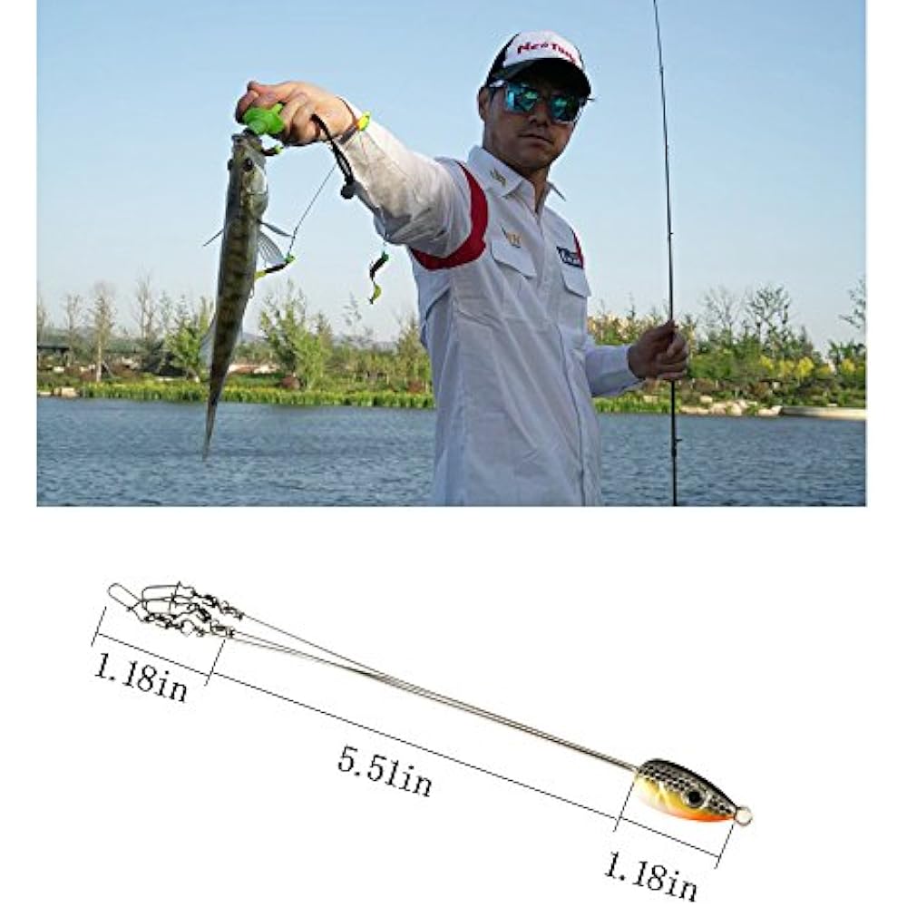 Alabama Rig Umbrella Kit With 5 Arm 3 Salwater Stripers Bass Fishing