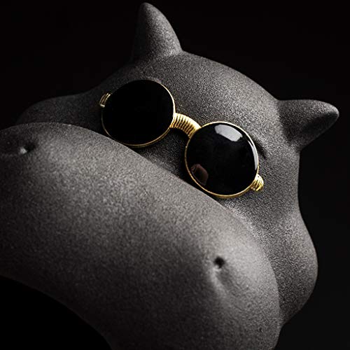 MELAG Asbak Gepersonaliseerde Hippo Asbak Leuke Keramiek Asbak Decoratie Thuis Cartoon Dier Sigaret Asbak Thuis En… - Afbeelding 5