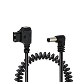 AConnect 12V DC Right Angle to Dtap Coiled Power