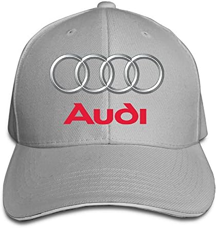Reply1994 Audi Logo Unisex Outdoor Sandwich Peaked Baseball Cap