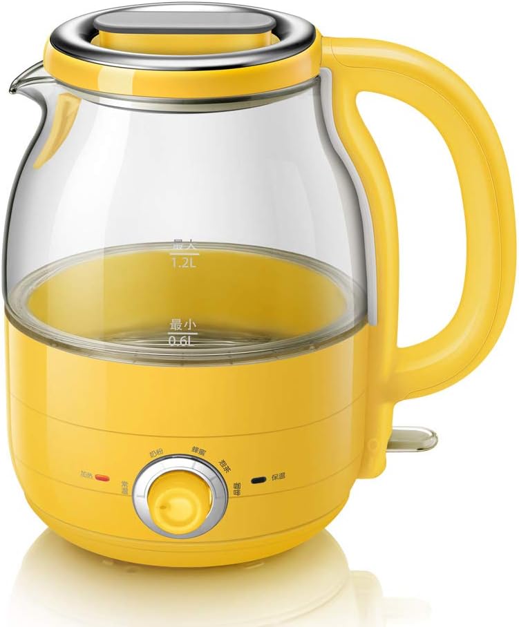 Electric Kettle Automatic Power Off 5 File Insulation Glass Kettle 1.2L