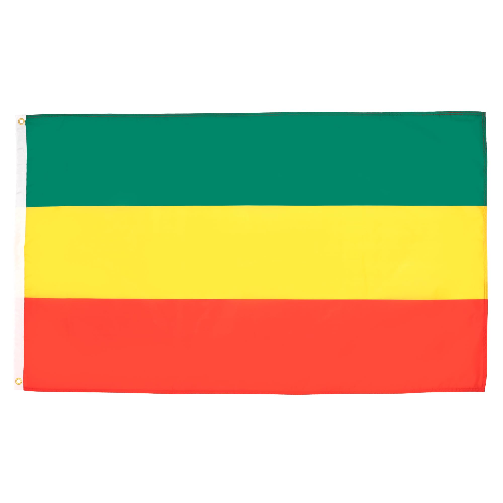 AZ FLAG - Ethiopia Without Arms Flag - 2x3 Ft - 100D Polyester Ethiopian Civil Banner with Two Metal Grommets - Fade Resistant - Vivid Colors - 2' x 3' Feet - 90x60 Cm
