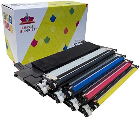 Empire Supplies Compatible Toner Cartridge Replacement for Samsung CLT-K406S CLT-C406S CLT-M406S CLT-Y406S Toner Cartridge for Xpress C410W C460FW Printers (4 Pack)
