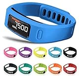 Steven Boy Set of 10 Multi-Color Replacement Wrist Bands For Garmin Vivofit With Clasps Vivofit Bracelets