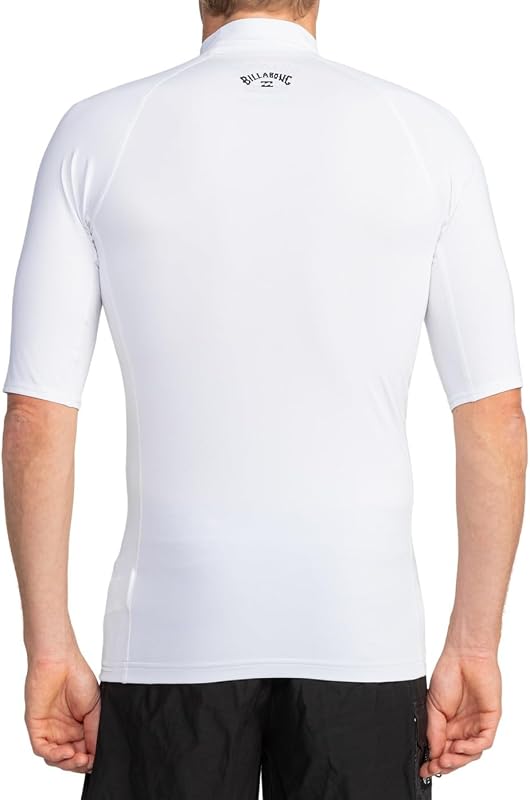 Logo Surf SS Rashguard, Negro para Hombre - M