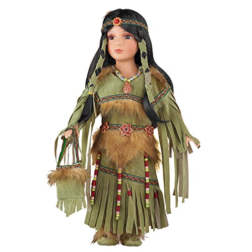 Women's Cheyenne Native American Porcelain Doll