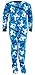 Komar Kids Big Boys' Blue Yeti Footed Pajamas