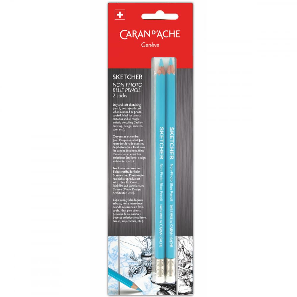 Caran d'Ache Coloured Pencils Blue 2 903.302