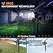 InnoGear 3rd Version 6 LED Solar Lights Outdoor 2-in-1 Solar Spotlights Adjustable Wall Light Landscape Light Security Lighting Auto On/Off for Yard Garden Driveway Porch Walkway Pool Patio, Pack of 2