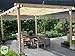 Shatex Shade Panel Block 90% of UV Rays with Ready-tie up Ribbon for Gazebo Porch 8' x 12', Wheat