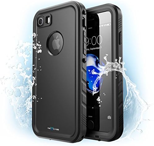 iPhone 7 Case, NexCase Waterproof Full-body Rugged Case with Built-in Screen Protector Compatible with Apple iPhone 7 (Black)