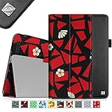Fintie iPad 2/3/4 Case - [Oriental Breeze Series] Folio Stand Smart Cover with Auto Sleep/Wake Feature for Apple iPad 4th Generation with Retina Display, the New iPad 3 & iPad 2, Flower Fragment Red