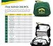200 Piece Premium First Aid Kit - Complete on the Go Portable Supplies Kit for Home Office Emergency Kitchen Travel Pool Vacation Camping Road Trip Survival Sports Outdoor Hunting - Comes in Semi Hard Durable Case and Contains Everything You Need to Be Prepared for an Emergency