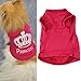 Dog Clothes,BEAUTYVAN,New Pet Puppy Dog Cat Summer Shirt Vest T-Shirt Clothes (XS, Red)