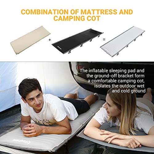 KingCamp Ultralight Camping Cots Inflatable Folding Cot Sturdy Portable