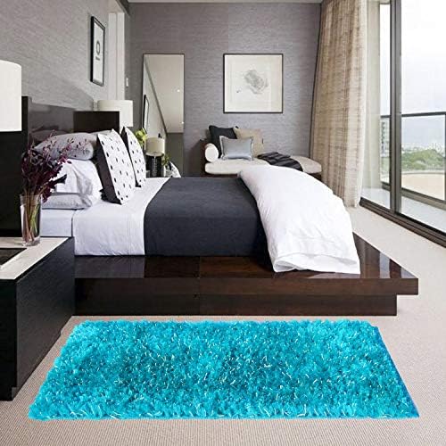 Glamkaart Light Blue Floor Rug 2x5 Feet