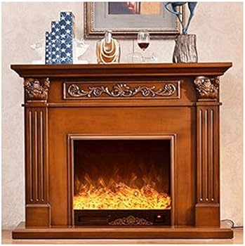Electric Fireplace Tv Stand Electric Fireplace With Mantel Large Freestanding Home And Bedroom Furniture Adjustable Heat And Flame Size Fireplaces Electric Portable Electric Fireplace Wall Mounted Buy Online At Best Price In