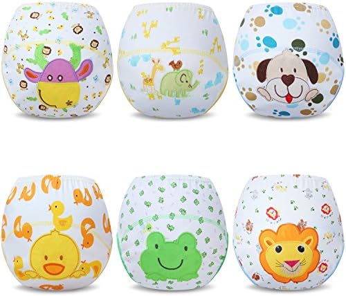 Ateid Baby Boys' Reusable Potty Training Pants Pack of 6