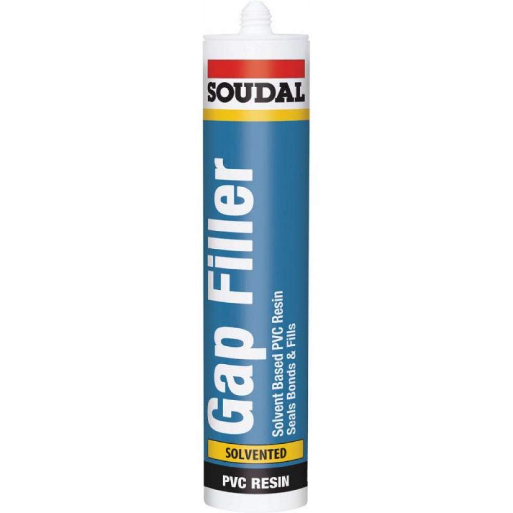 Soudal PVCu Gap Filler 300ml White Paste Sealer