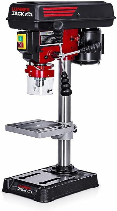 Lumber Jack 5 Speed Pillar Drill Press 13mm Chuck 240V UK Plug