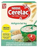 2 x Cerelac Multi Grain Dal Vegetable - 300g - Stage 4 - 12 Months + (Pack of 2)