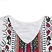 Blooming Jelly Women's Bohemian Casual Loose Ethnic Print Short Sleeve T Shirt Dress（M，Beige）