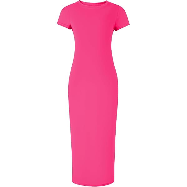 Kleider 2026 | Damen V-Ausschnitt Bodycon Midi Maxi Kleid in Rot