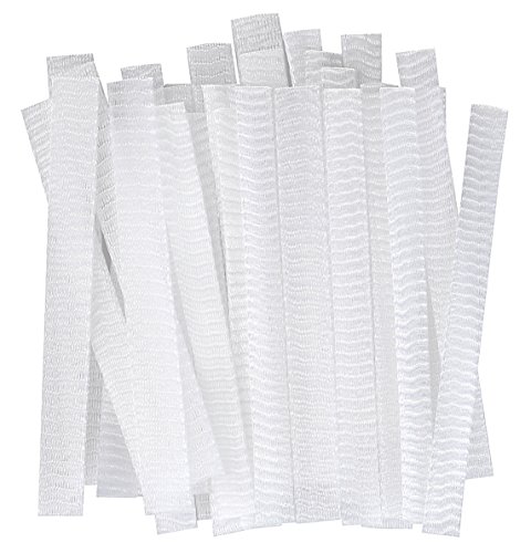 CLOTHOBEAUTY 40pcs makeup brushes pen guard protector set reusable expandable mesh cover(Not include Brushes)