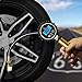 Tire Pressure Gauge - (0-100 PSI) Heavy Duty, Certified ANSI Accurate with large 2 Inch Easy to Read Glow Dial, Low - High Air Pressure Gauge. Tire Gauge for Car and Trucks Tires by Vondior (200PSI)
