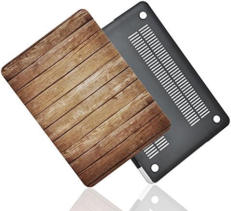 MacBook Pro 13" Rubberized Hard Case ( Model A1278, Wood V-Brown)