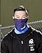 INTO THE AM Cornflower Blue Breathable Neck Gaiter Masks Half Face Cover Wrap Cool Mask Bandana Festival Rave Balaclava Scarf