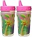 Evenflo Feeding Zoo Friends Insulated Sippy Cups for Baby and Toddlers - Pink, 10 Ounces (Pack of 2)