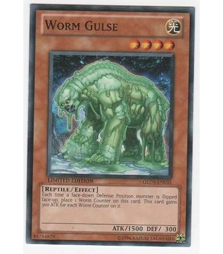 Amazon.com: Yu-Gi-Oh! - Worm Apocalypse (5DS3-EN009) - Starter Deck:  Duelist Toolbox - 1st Edition