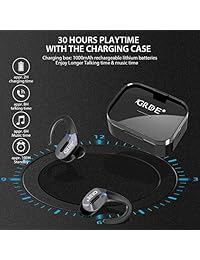 Auriculares inalámbricos, Bluetooth 5.0 auriculares True inalámbricos deportivos in-ear TWS estéreo HiFi sonido Bluetooth auriculares 30H tiempo de reproducción inalámbricos auriculares con funda de carga [versión 2019]