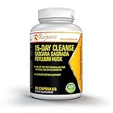 Colon Cleanser Detox for Weight Loss - Psyllium Husk Capsules, Super Colon Cleanse Detox Tea for Weight Loss and Belly Fat, Toxin Rid, Constipation Relief for Women and Men