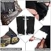 OUTAD Waterproof Outdoor Hiking Walking Climbing Hunting Snow Legging Gaiters(1 Pair) (Black, L: 16.9
