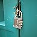 FortLocks Padlock - 4 Digit Combination Lock for Gym Outdoor & School Locker, Fence, Case & Shed – Heavy Duty Resettable Set Your Own Combo – Waterproof & Weatherproof (1 Pack - Silver)