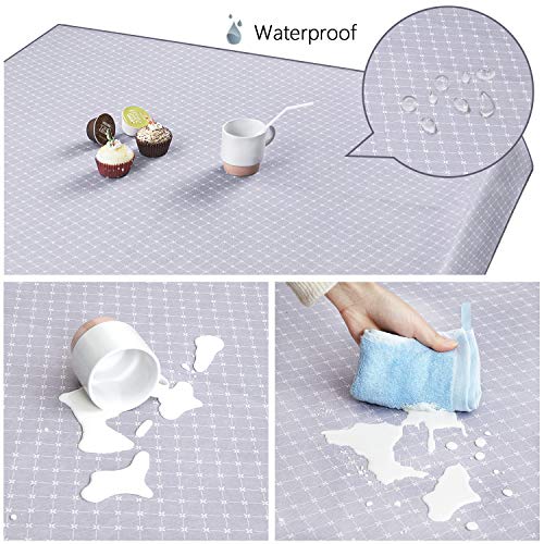 Splat Mat for Under High Chair Floor Mat Baby Waterproof Anti-Slip Splash Mess Mat Portable Play Mat and Table Cloth 51"