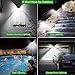 LITOM Enhanced Version Solar Lights Outdoor, 24 LED Super Bright Plating Solar Lights with Motion Sensor, Solar Powered Security Wall Lights for Front Door, Yard, Garage, Deck, Porch(4 Pack)