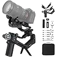FeiyuTech SCORP Handheld Gimbal Camera Stabilizer for DSLR/Mirrorless Camera for Sony,Canon,P-anasonic,Nikon with OLED Screen and Underslung Rear Grip,5.5lbs Payload