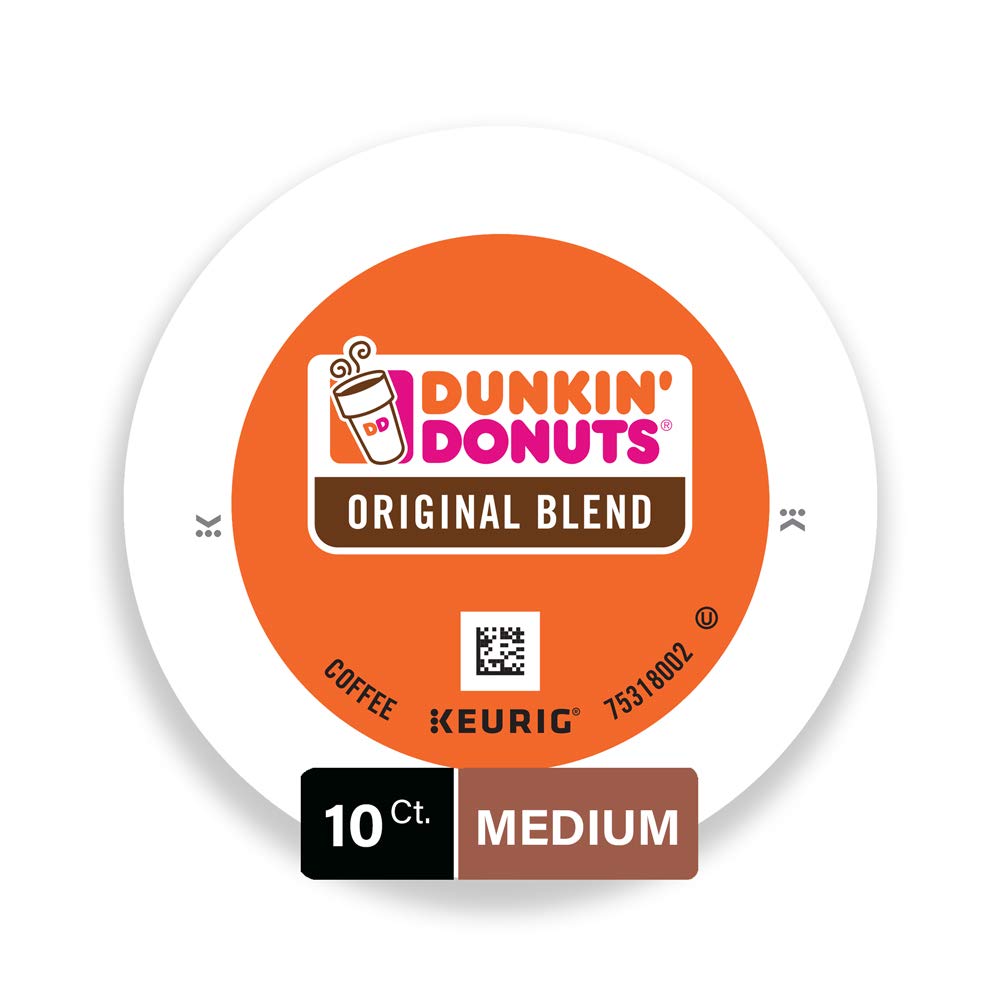 Dunkin' Donuts Keurig Original Blend K-Cup Coffee, 10 ct
