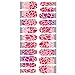 Winstonia Nail Wraps Art Decoration Supplies Assorted Designs
