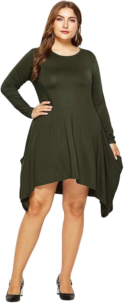 loose scoop neck dress