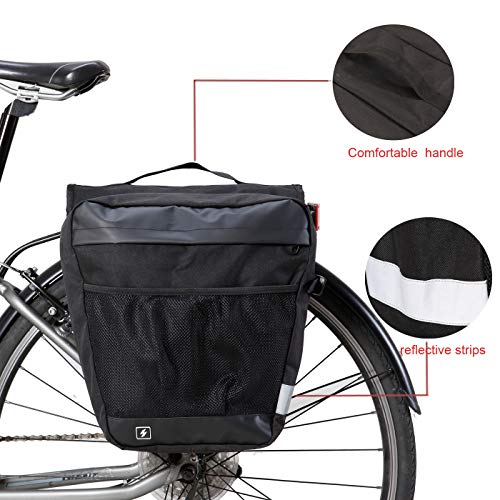 COTEetCI Bicycle Rear Rack Bag Large Capacity MTB Bike Trunk Carrier Bag Cycling Pannier Saddle Bag