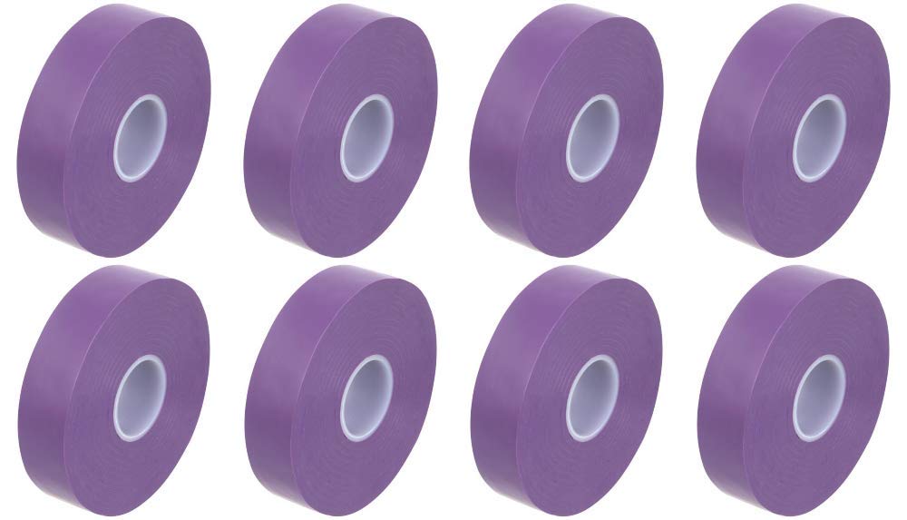 Violet PVC Electrical Insulation Tape Roll - 33m x 19mm x8