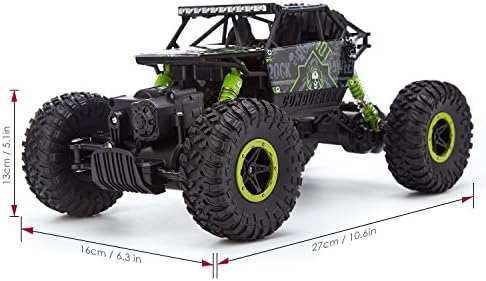 Yiguo RC Charging 1/18 RC Car 2.4GHz 4WD Race Car Rock Crawler Dune Buggy Bigfoot Off-road Car Green